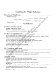 guide weight reduction