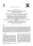 Electrical breakdown of insulating ceramics in a high