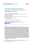 Macleaya cordata Extract Reduces Inflammatory Responses of