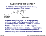 Supersonic turbulence?