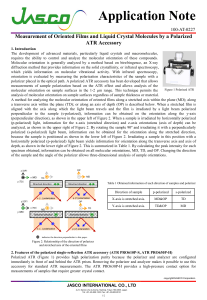 Measurement of Oriented Films and Liquid Crystal