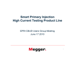 Smart Primary Injection High Current Testing Product Line