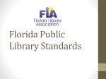 Standards and Guidelines for Florida Public Library Service
