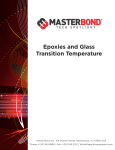 Epoxies and Glass Transition Temperature