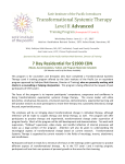 Transformational Systemic Therapy Level II Advanced