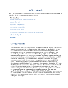 Cc50 cytotoxicity