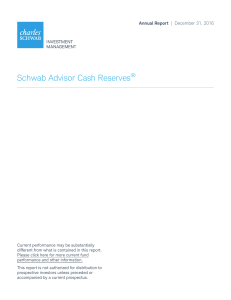 Schwab Advisor Cash Reserves