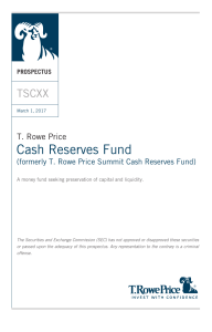 Cash Reserves Fund