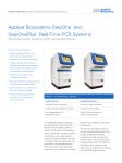 Applied Biosystems StepOne™ and StepOnePlus™ Real