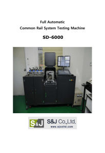 Full Automatic Common Rail System Testing Machine SD