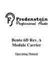 Bento 6D - Fredenstein Professional Audio