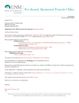 NIH Application Cover Letter Sample