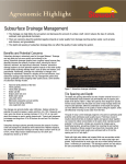 Subsurface Drainage Management