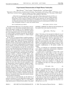 Experimental Demonstration of Single Photon Nonlocality