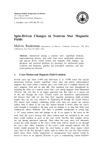 Spin-Driven Changes in Neutron Star Magnetic Fields