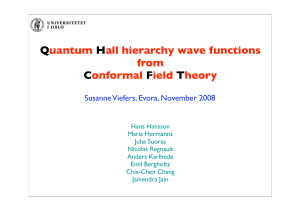 Quantum Hall hierarchy wave functions from Conformal Field Theory