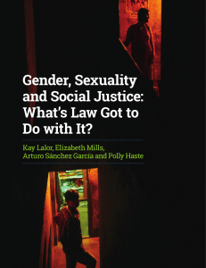 Gender, Sexuality and Social Justice: What`s Law