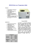 Ultra Low Temperature Calibration Bath - Electri-Temp