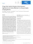Drugs that reverse disease transcriptomic signatures are more