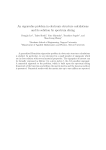 An eigenvalue problem in electronic structure calculations and its