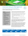 Chemical Lifecycle Management