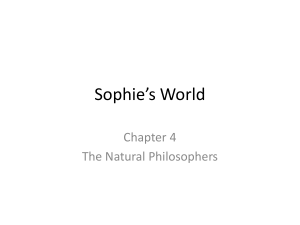 Sophie`s World