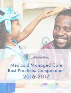 Medicaid Managed Care Best Practices Compendium