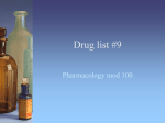 Drug list #9 - aj pharmacy
