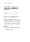 Temperature Dependence of Viscosity and Density of cis-1,4/trans