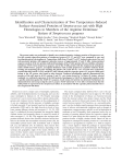 Identification and Characterization of Two Temperature