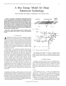 A bus energy model for deep submicron technology