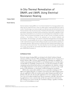 In situ thermal remediation of DNAPL and LNAPL using electrical
