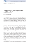 The Ethics of Care, Dependence, and Disability