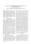 Particle-in-cell simulation study of single and multispecies