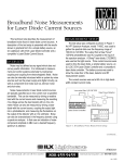 Broadband Noise Measurements for Laser Diode Current Sources