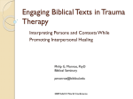 Engaging Biblical Texts in Therapy
