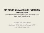 KEY POLICY CHALLENGES IN FOSTERING INNOVATION