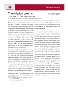The inflation column
