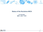 Nuclotron-M Results
