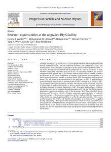 Research opportunities at the upgraded HIγS facility