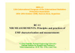RC-11 NIR MEASUREMENTS. Principles and practices of EMF