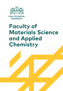 Faculty of Materials Science and Applied Chemistry