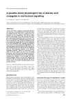 A possible stress physiological role of abscisic acid