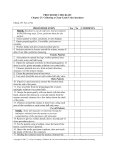 PROCEDURE CHECKLIST Chapter 27: Collecting a Clean