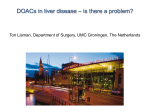 DOACs in liver disease