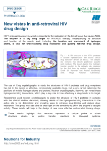 New vistas in anti-retroviral HIV drug design