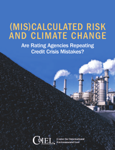 (mis)calculated risk and climate change