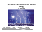 Ch 4: Potential Difference and Ch 4