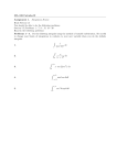 MA 242 Calculus II Assignment 1. Integration Review Read Section