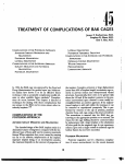 TREATMENT OF COMPLICATIONS OF BAK CAGES